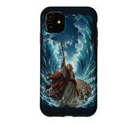 Epic Japanese Anime Christian Bible - Moses Parting The Sea Case for iPhone 11