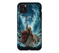 Epic Japanese Anime Christian Bible - Moses Parting The Sea Case for iPhone 11 Pro Max