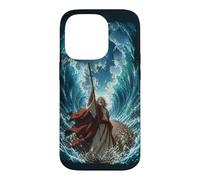 Epic Japanese Anime Christian Bible - Moses Parting The Sea Case for iPhone 14 Pro