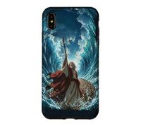 Epic Japanese Anime Christian Bible - Moses Parting The Sea Case for iPhone XS Max