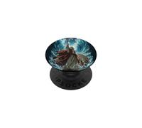 Epic Japanese Anime Christian Bible - Moses Parting The Sea PopSockets Adhesive PopGrip