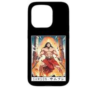 Epic Japanese Anime Christian Faith Bible Graphic - Samson Case for iPhone 15 Pro