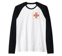 Epic Jerusalem Cross Raglan Baseball Tee