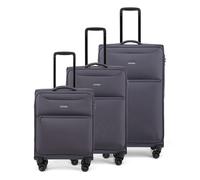 Epic Jupiter 4X 4 wheels Suitcase set 3-piece gray