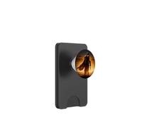 Epic knight at sunset on the field PopSockets PopWallet for MagSafe