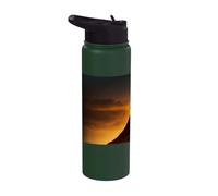 Epic Knight at Sunset on the Field Stainless Steel Insulated Water Bottle