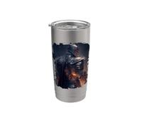 Epic Knight Hero Dark World's Form Stainless Steel Insulated Tumbler