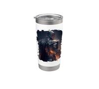 Epic Knight Hero Dark World's Form Stainless Steel Insulated Tumbler
