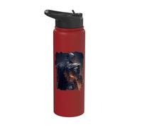 Epic Knight Hero Dark World's Form Stainless Steel Insulated Water Bottle