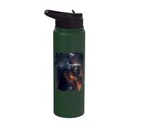 Epic Knight Hero Dark World's Form Stainless Steel Insulated Water Bottle