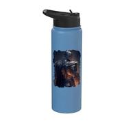 Epic Knight Hero Dark World's Form Stainless Steel Insulated Water Bottle