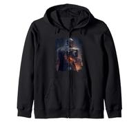 Epic Knight Hero Dark World's form Zip Hoodie
