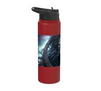 Epic Leo the Zodiac Sign of Strength Stainless Steel Insulated Water Bottle