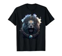 Epic Leo the Zodiac Sign of Strength Value Graphic T-Shirt, Men, Black, L