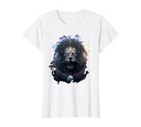 Epic Leo the Zodiac Sign of Strength Value Graphic T-Shirt, Women, White, L