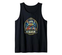 Epic Life Finds a Queue Theme Park Amusement Park Tank Top