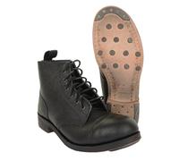 Epic Militaria Authentic Reproduction British Army WW2 Leather Ammo Boots by William Lennon (Black, UK Footwear Size System, Adult, Men, Numeric, Medium, 12)