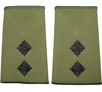 Epic Militaria British Army Olive Green Rank Slides (Lieutenant)