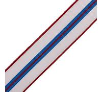Epic Militaria British Queens Jubilee Medal Ribbons Falklands 6" 12" 1M Lengths (British Silver Jubilee Medal Ribbon, 12")