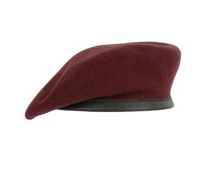 Epic Militaria British WW2 Military Airborne Reenactment Beret - Maroon (as8, Numeric, Numeric_7_and_7_eighths)