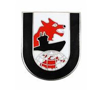 Epic Militaria German WW2 12th Flotilla U-Boat Cap Pin Badge - Wolf