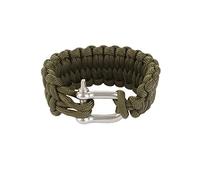 Epic Militaria Paracord Quick Unravel Loops Bracelet - Olive Green (Medium)