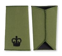 Epic Militaria Reproduction British Army Shoulder Rank Slides - Major- Pair