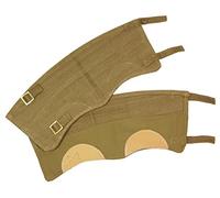 Epic Militaria Reproduction WW2 British 37 Pattern Khaki Canvas Gaiters (Size 2 (11 Inch))