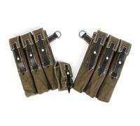 Epic Militaria Reproduction WW2 German MP40 Green Canvas Ammo Pouches