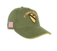 Epic Militaria US 1st Cavalry Division Baseball Cap - Green, Green