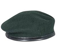 Epic Militaria Wool British Military Beret, Rifle Regiment Green, 59