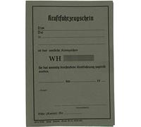 Epic Militaria WW2 German Vehicle Registration Document