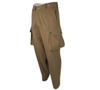 Epic Militaria WW2 US Airborne M1942 Trousers - Unreinforced (UK, Numeric, 36, Regular, Regular, Khaki)