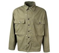 Epic Militaria WW2 US HBT Jacket OD7-100% Cotton | WW2 Era, US Military Style, 100% HBT Cotton, Lightweight Jacket, Green