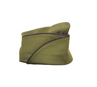 Epic Militaria WW2 US PX Type Olive Green Garrison Side Cap- Piping Options (Large (58/59 cm), Medical (Maroon and White Piping))