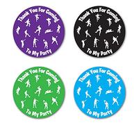 Epic Modz 36x Birthday Party Stickers Thanks for Coming Boys Girls Kids Child's School Friends Gift Present Treat Parties Thanks Thank You for Coming to My Fun Party Sweet Bag Labels (F-nite)