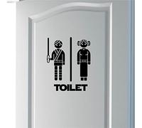 Epic Modz SW Inspired Toilet Washroom Sticker Wall Door Decoration Bathroom Restroom