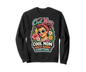 Epic Mom Quietly Running Everything Rosie the Riveter Style Sweatshirt