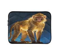 Epic Monkey Blue 13” Quilted Laptop Sleeve Case Soft Notebook Protector Bag Computer Carrying Case