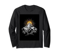 Epic Mountain Sunrise Adventure Peak Quest Journey Long Sleeve T-Shirt
