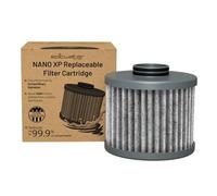 Epic Nano XP Water Filter - Made in USA - Removes 70+ Contaminants Including PFAS, Lead, Bacteria, Viruses and Microplastics - 100 Gallon Capacity - Replaceable Inner Cartridge - Recyclable