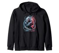 Epic Nordic Mythology - Viking Berserker - Norse Knotwork Zip Hoodie