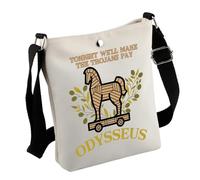 Epic Odysseus Troy Inspired Gift Odysseus Lover Gift Musical Ancient Greece Crossbody Bag Greek Mythology Gift (PAY Bag)