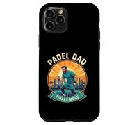 Epic Padel Dad Finals Mode Urban Sunset Court Design Art Case for iPhone 11 Pro