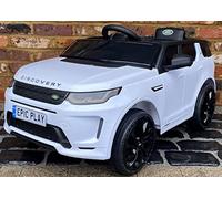 Epic Play Kids Toy Licensed Jaguar Land Rover Discovery HSE Sport 12v Electric Battery Ride on car - White (EPDISCO21W)