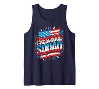 Epic Preschool School Squad First Day America Teacher Future Tank Top