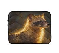Epic Raccoon Gold 13” Quilted Laptop Sleeve Case Soft Notebook Protector Bag Computer Carrying Case