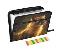 Epic Raccoon Gold Expanding Zip File Folder 13 Pockets Accordion Document Organizer for Work Home
