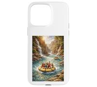 Epic Rafting Adventure Crystal Blue Canyon Escape Case for iPhone 15 Pro Max