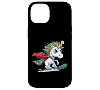 Epic Rainbow Unicorn Snowboard Adventure Hero Case for iPhone 14